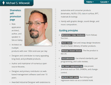 Tablet Screenshot of michaelmikowski.com